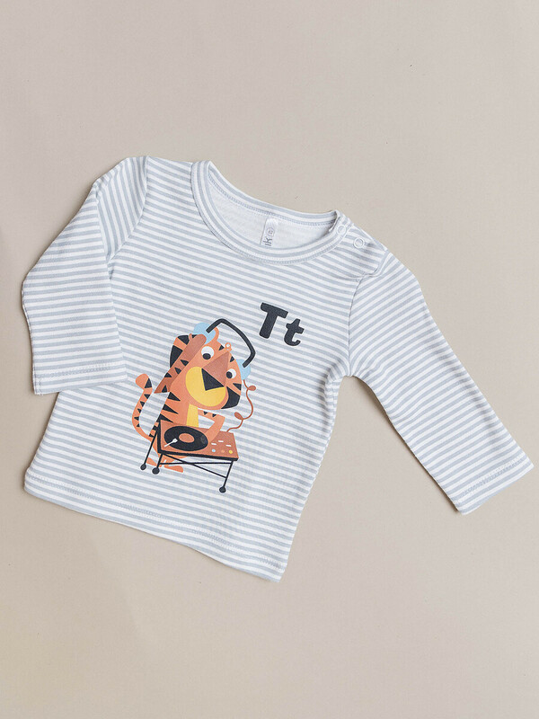 Футболка для мальчика с длинным рукавом (065_ЛН25)