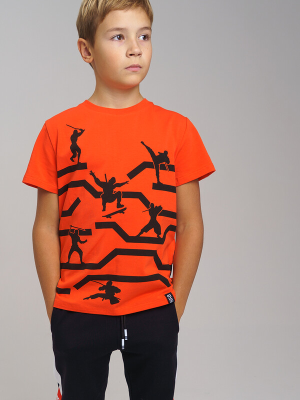 Фуфайка трикотажная для мальчиков (футболка)