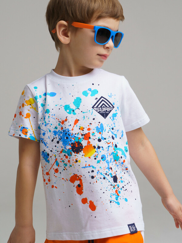 Фуфайка трикотажная для мальчиков (футболка)