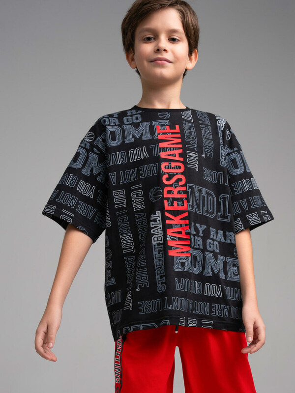 Фуфайка трикотажная для мальчиков (футболка)