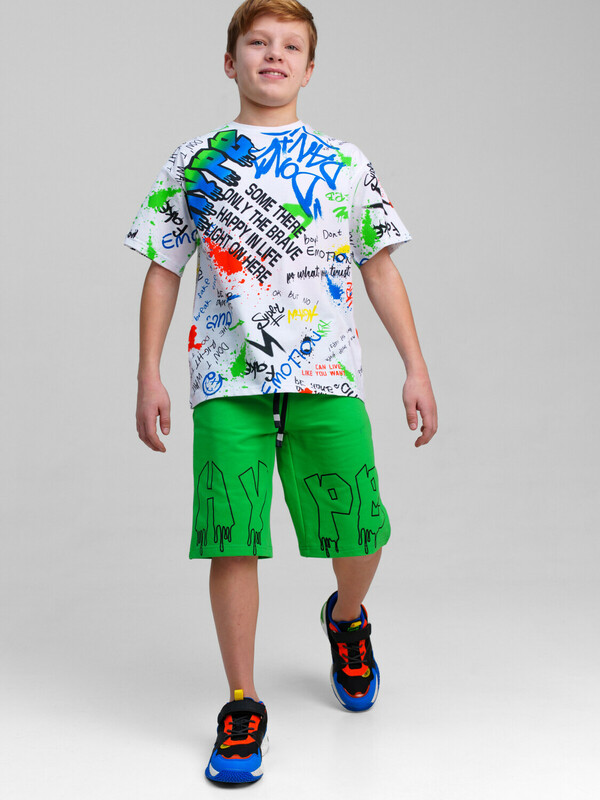 Фуфайка трикотажная для мальчиков (футболка)