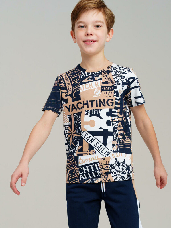 Фуфайка трикотажная для мальчиков (футболка)