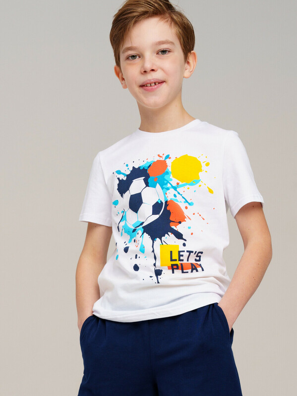 Фуфайка трикотажная для мальчиков (футболка)