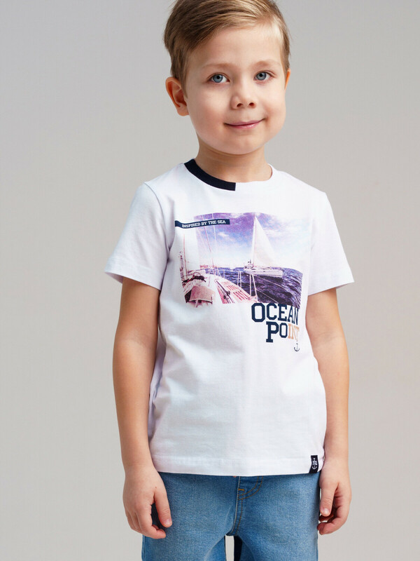 Фуфайка трикотажная для мальчиков (футболка)