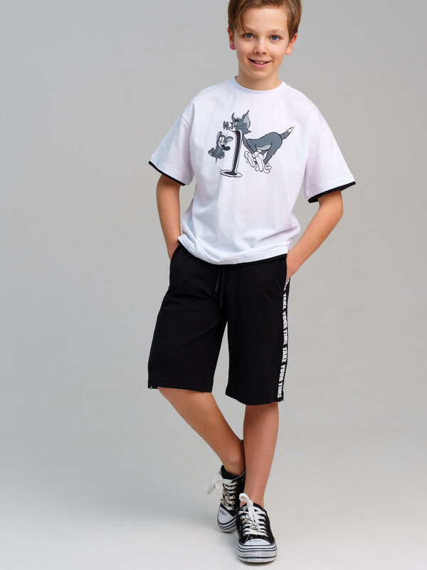 Фуфайка трикотажная для мальчиков (футболка)