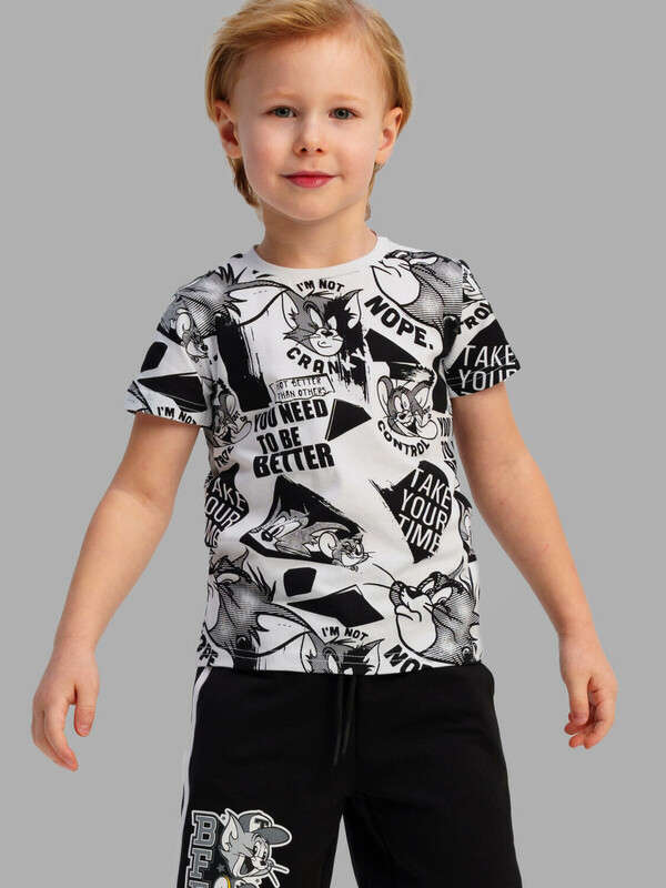 Фуфайка трикотажная для мальчиков (футболка)