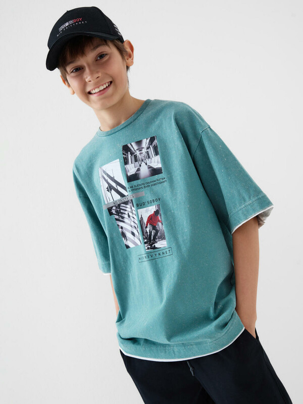 Фуфайка трикотажная для мальчиков (футболка)