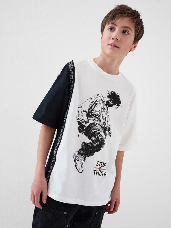 Фуфайка трикотажная для мальчиков (футболка)