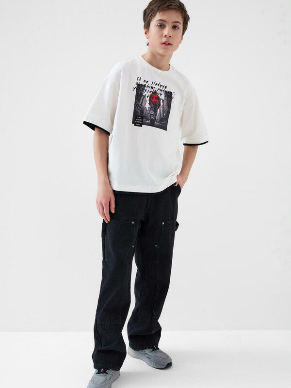 Фуфайка трикотажная для мальчиков (футболка)