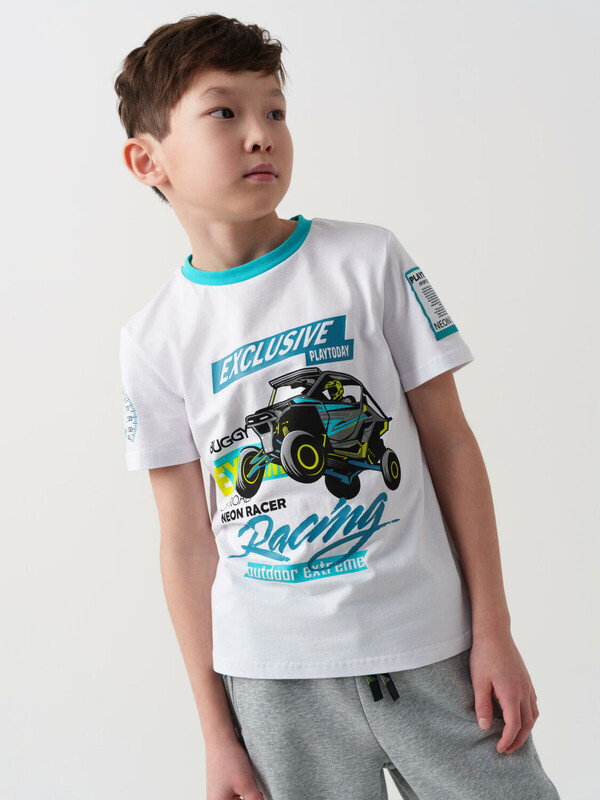 Фуфайка трикотажная для мальчиков (футболка)