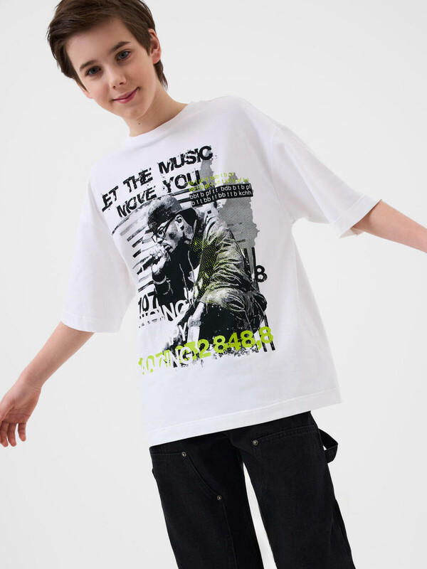 Фуфайка трикотажная для мальчиков (футболка)