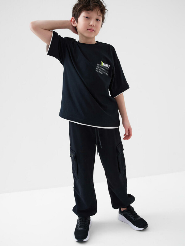 Фуфайка трикотажная для мальчиков (футболка)