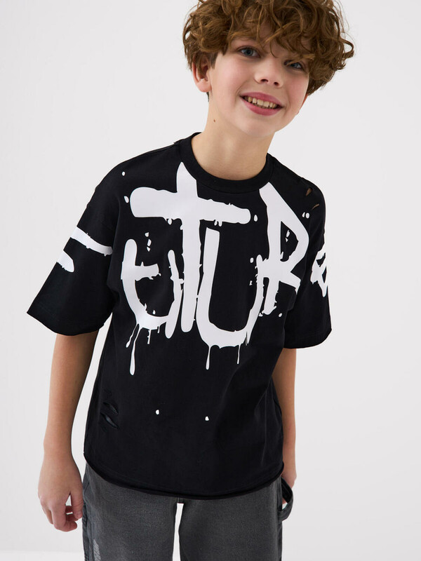 Фуфайка трикотажная для мальчиков (футболка)