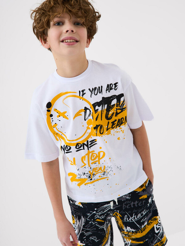 Фуфайка трикотажная для мальчиков (футболка)