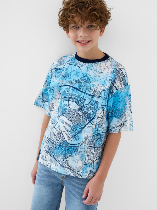 Фуфайка трикотажная для мальчиков (футболка)