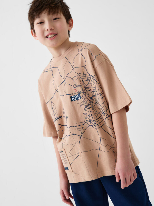 Фуфайка трикотажная для мальчиков (футболка)