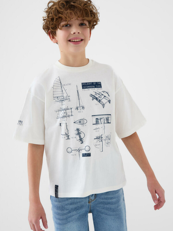 Фуфайка трикотажная для мальчиков (футболка)