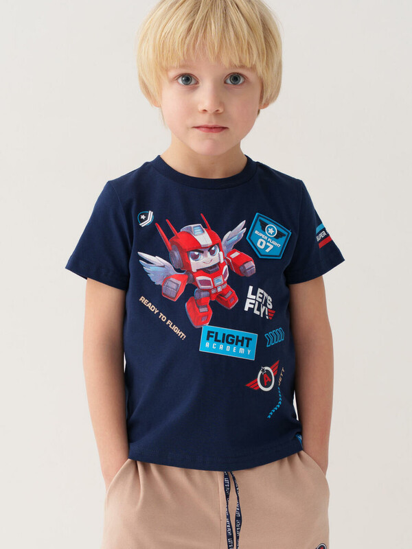 Фуфайка трикотажная для мальчиков (футболка)