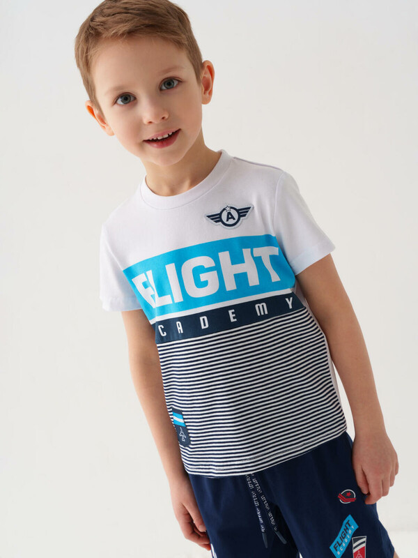 Фуфайка трикотажная для мальчиков (футболка)