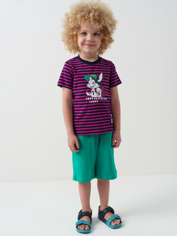 Фуфайка трикотажная для мальчиков (футболка)