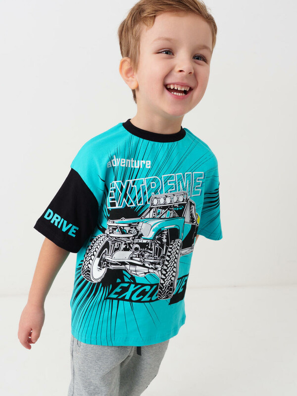 Фуфайка трикотажная для мальчиков (футболка)