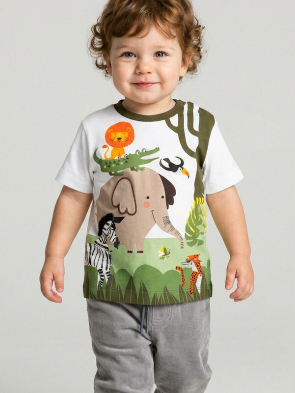 Джемпер детский трикотажный для мальчиков (футболка)