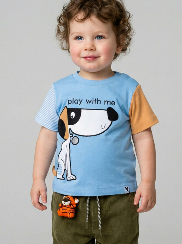 Джемпер детский трикотажный для мальчиков (футболка)