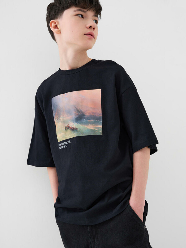 Фуфайка трикотажная для мальчиков (футболка)