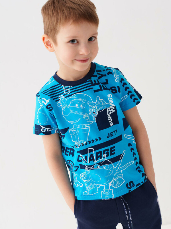 Фуфайка трикотажная для мальчиков (футболка)