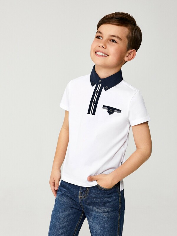 Сорочка-поло верхняя для мальчиков Tukor