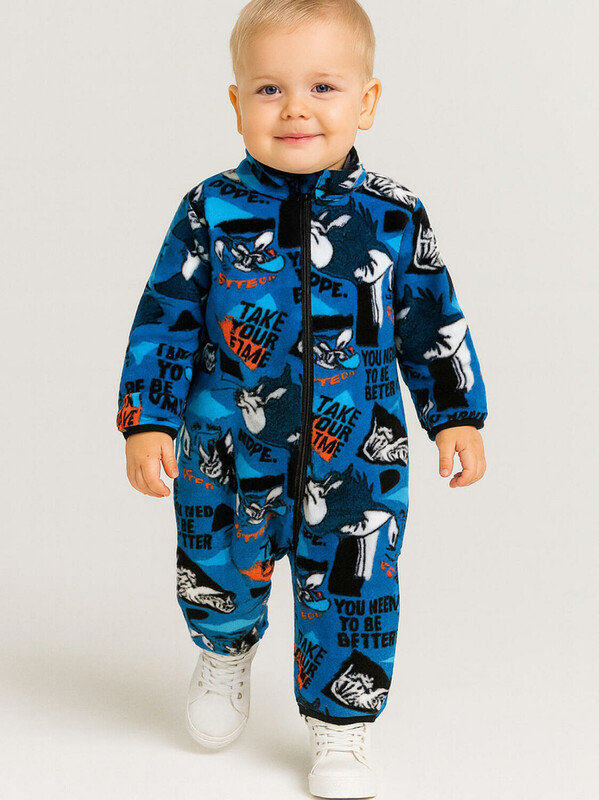 Комбинезон детский трикотажный для мальчиков