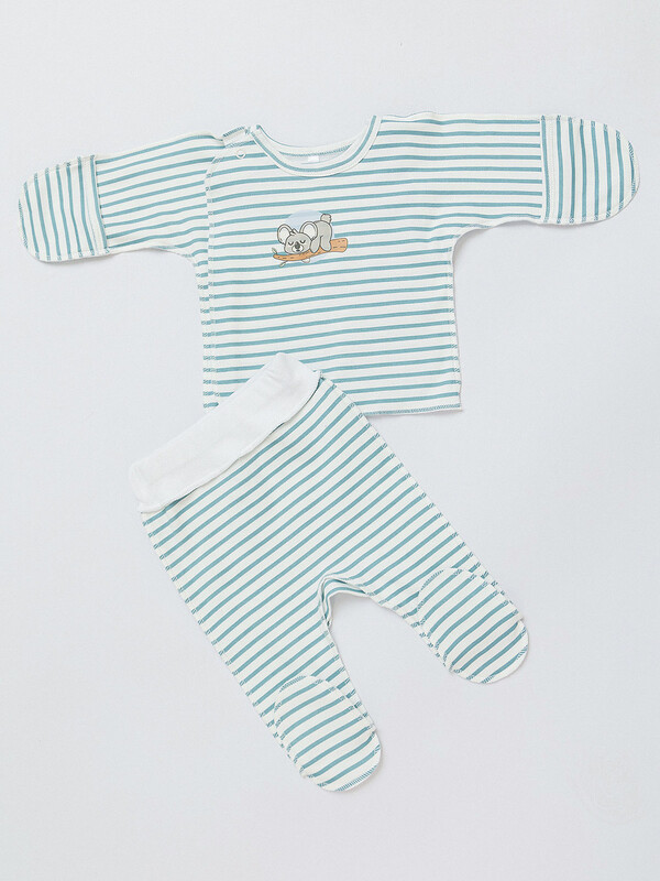 Комплект для мальчика распашонка и ползунки (049_ОН24)