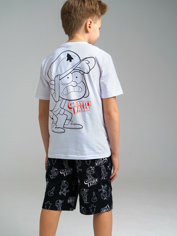 Комплект трикотажный для мальчиков: фуфайка (футболка), шорты