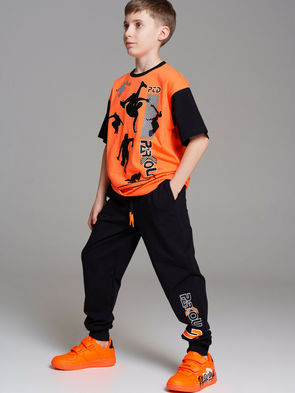 Комплект трикотажный для мальчиков: фуфайка (футболка), брюки