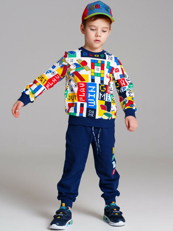 Комплект трикотажный для мальчиков: толстовка, брюки