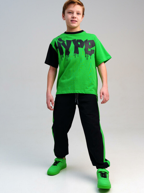 Комплект трикотажный для мальчиков: фуфайка (футболка), брюки