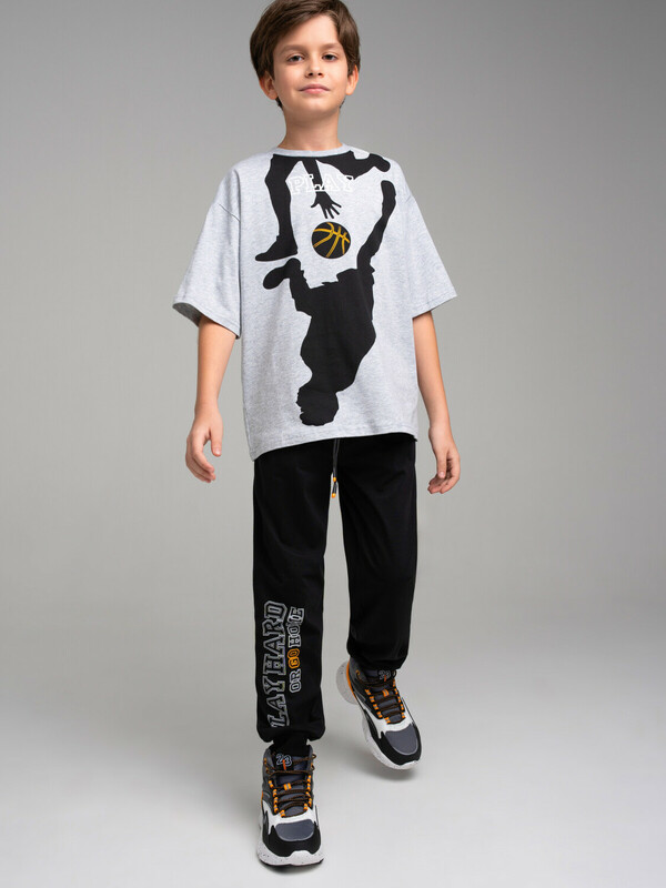 Комплект трикотажный для мальчиков: фуфайка (футболка), брюки