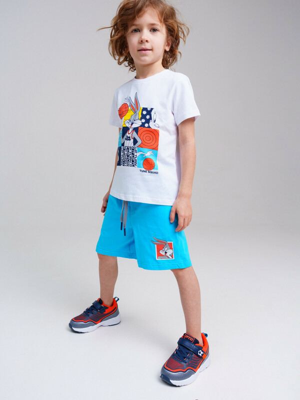 Комплект трикотажный для мальчиков: фуфайка (футболка), шорты