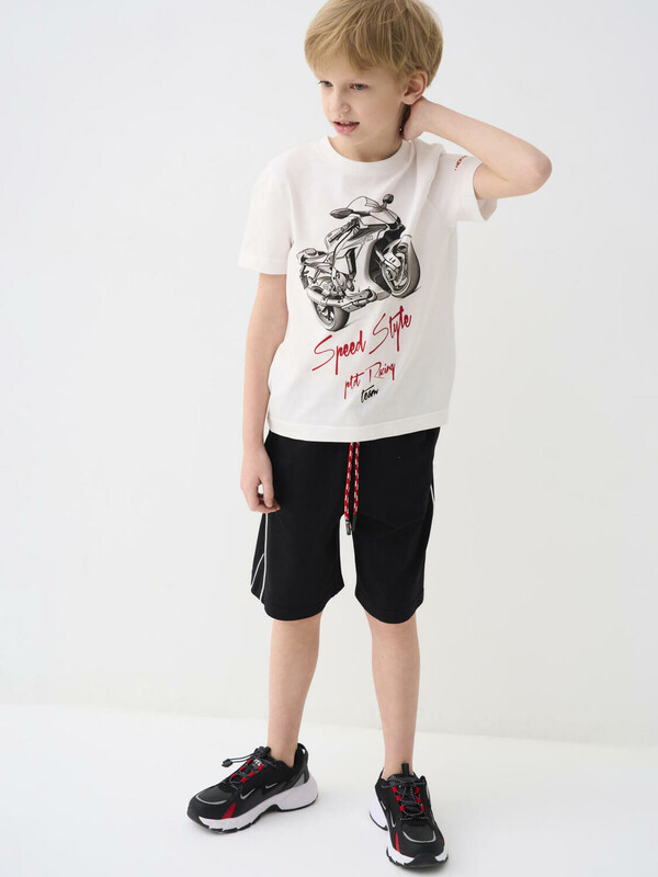 Комплект трикотажный для мальчиков: фуфайка (футболка), шорты