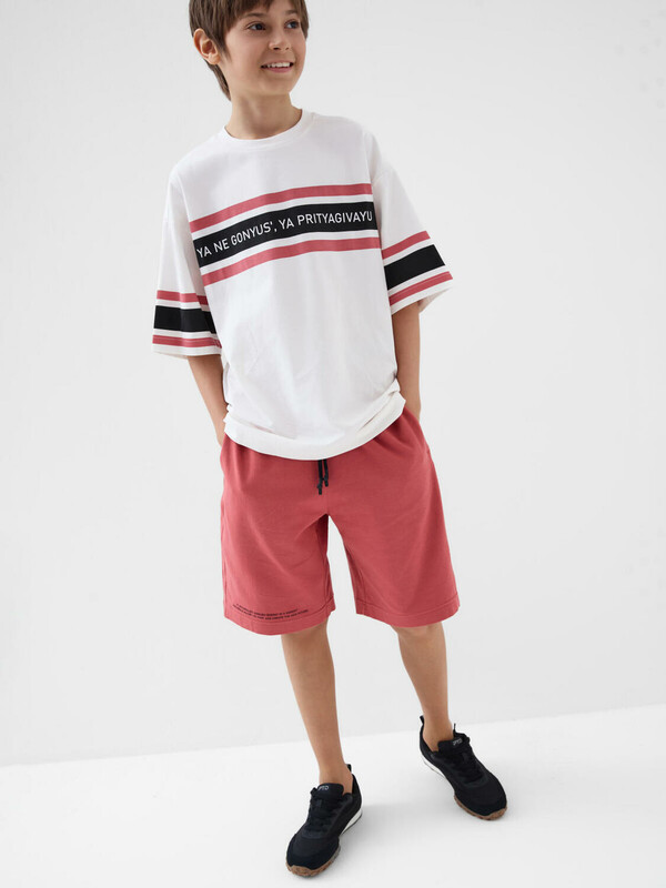 Комплект трикотажный для мальчиков: фуфайка (футболка), шорты