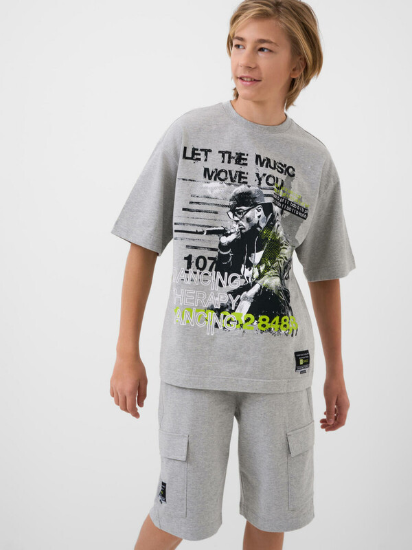 Комплект трикотажный для мальчиков: фуфайка (футболка), шорты