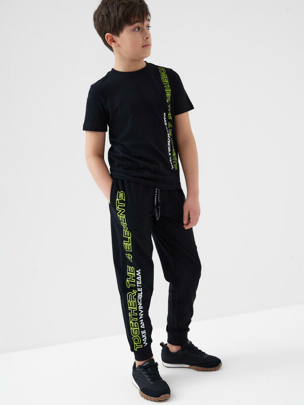 Комплект трикотажный для мальчиков: фуфайка (футболка), брюки