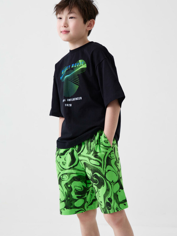 Комплект трикотажный для мальчиков: фуфайка (футболка), шорты