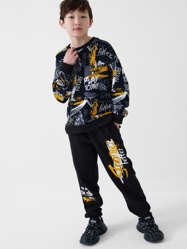 Комплект трикотажный для мальчиков: толстовка, брюки