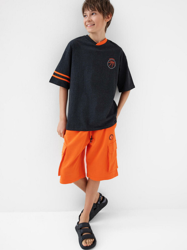 Комплект трикотажный для мальчиков: фуфайка (футболка), шорты