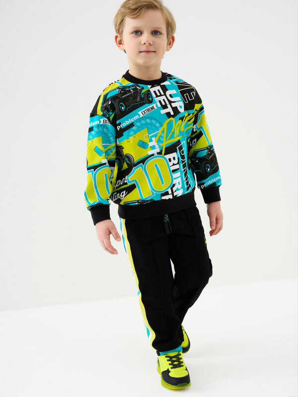 Комплект трикотажный для мальчиков: толстовка, брюки