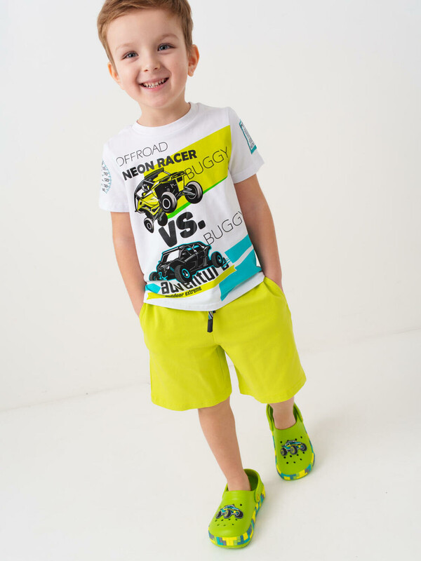 Комплект трикотажный для мальчиков: фуфайка (футболка), шорты