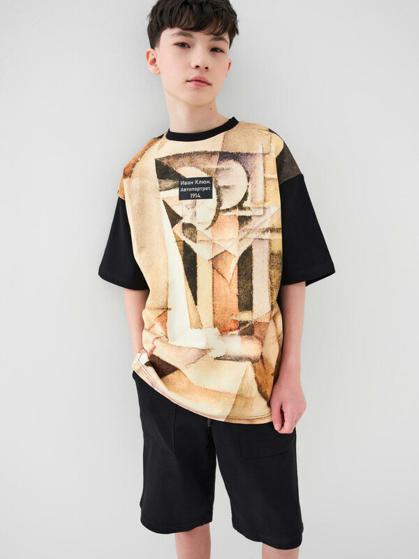 Комплект трикотажный для мальчиков: джемпер (футболка), шорты