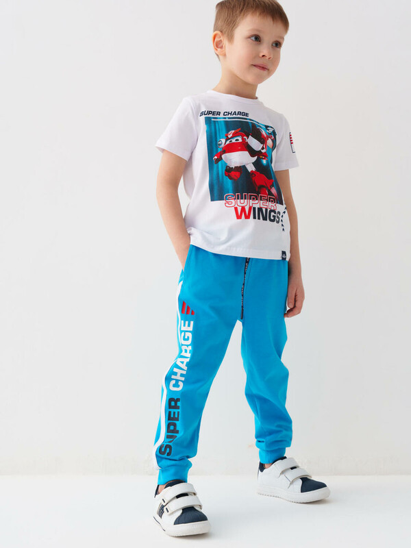 Комплект трикотажный для мальчиков: фуфайка (футболка), брюки