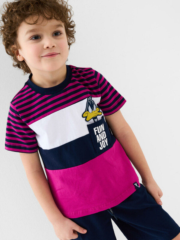 Комплект трикотажный для мальчиков: фуфайка (футболка), шорты